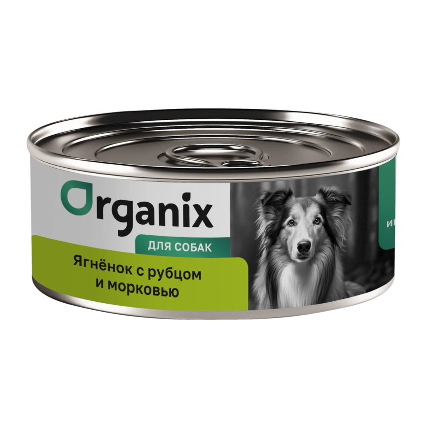 Влажный корм Organix Preventive Line Lamb, Tripe & Carrot для собак, с ягненком, рубцом и морковью, 100 г фото 1