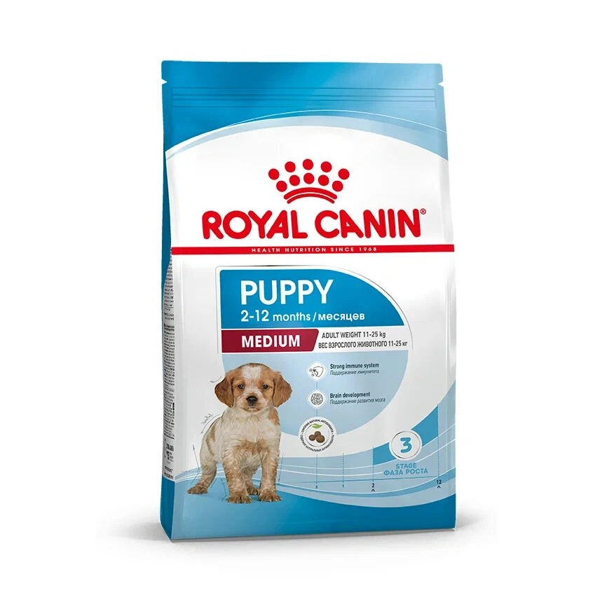 Сухой корм Royal Canin Medium Puppy для щенков, 14 кг фото 10