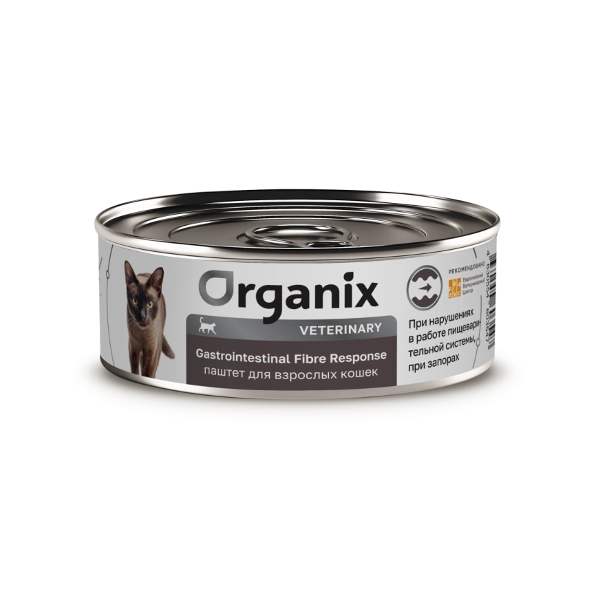 Влажный корм Organix Veterinary Gastrointestinal Fibre Response для кошек при запорах, 100 г фото 1