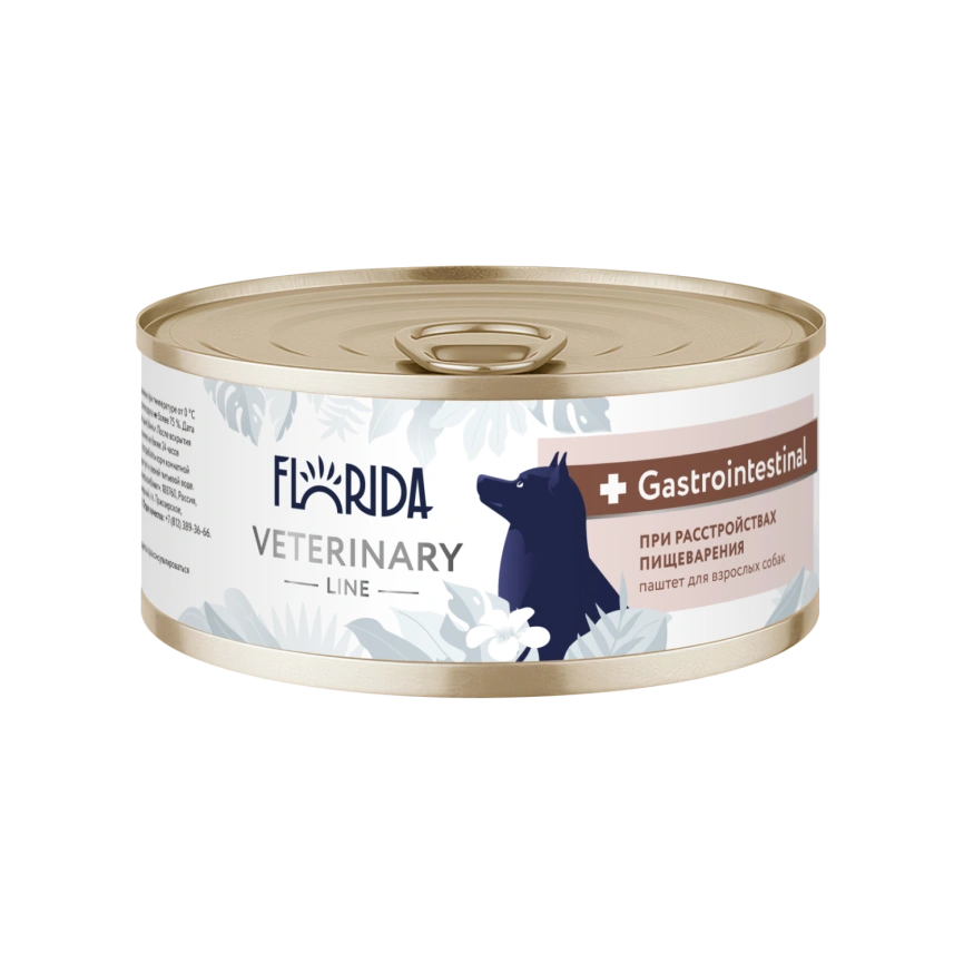 Влажный корм FLORIDA Veterinary диетический Gastrointestinal для взрослых собак при расстройствах пищеварения, 100 г фото 1