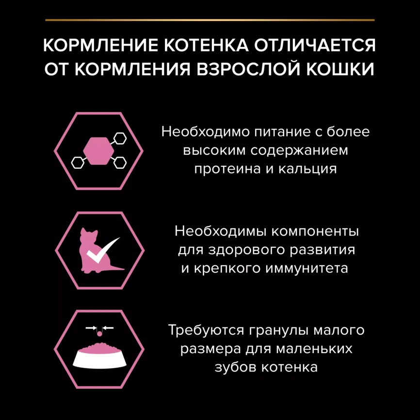 Сухой корм PRO PLAN Turkey для котят с чувствительным пищеварением или с особыми предпочтениями в еде, с высоким содержанием индейки, 10 кг фото 2