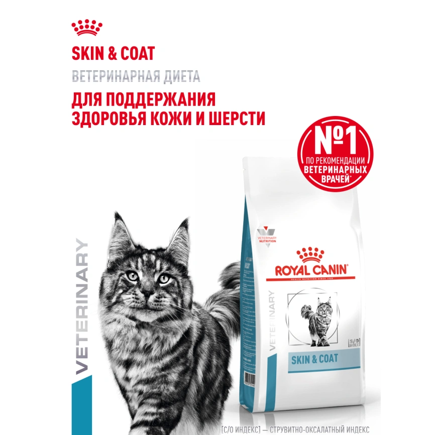 Сухой корм Royal Canin Skin & Coat для кошек, 350 г фото 13