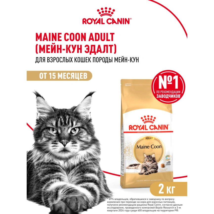 Сухой корм Royal Canin Maine Coon для кошек, 2 кг фото 13