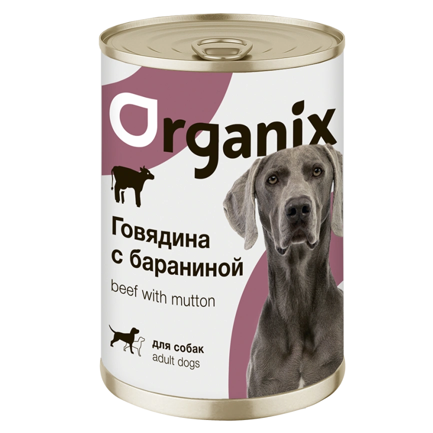 Влажный корм Organix Preventive Line Beef & Mutton для собак, с говядиной и бараниной, 410 г фото 1