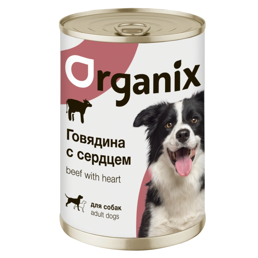 Влажный корм Organix Preventive Line Beef & Heart для собак, с говядиной и сердцем, 410 г фото 1