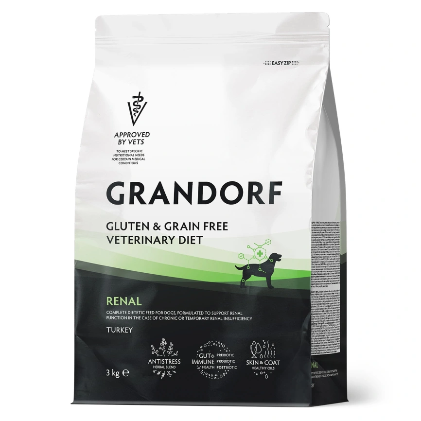 Сухой корм Grandorf Veterinary Renal для собак при поддержании функции почек, 3 кг фото 1