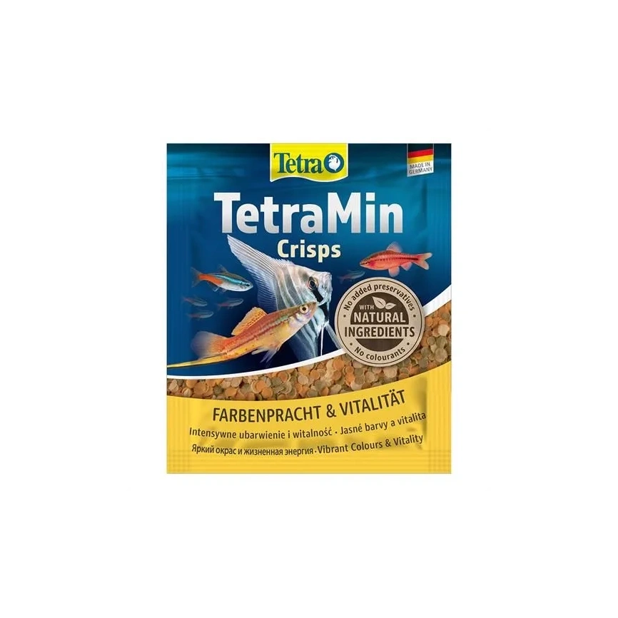 Корм для рыб Tetra Min Crisps основной для всех видов декоративных рыб, 12 г фото 1