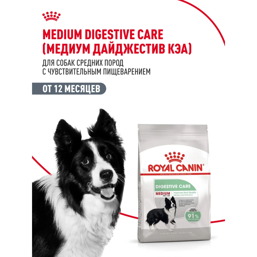 Сухой корм Royal Canin Medium Digestive Care для собак, 3 кг фото 13