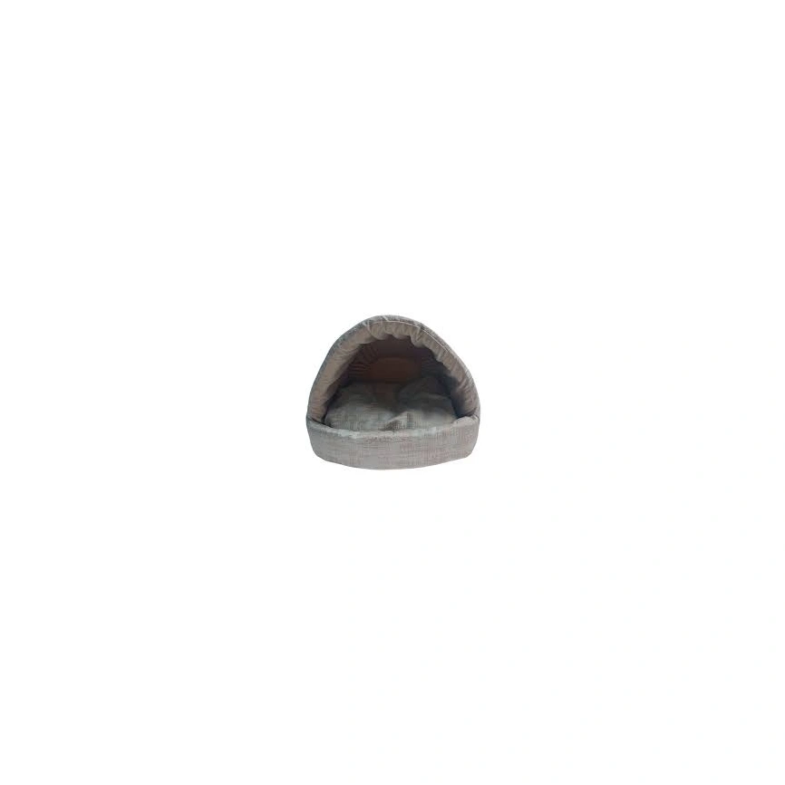 Домик Homepet Indigo Steel для домашних животных, №1 эстрада нежно-голубой с золотом, 38 см х 35 см х 27 см фото 1