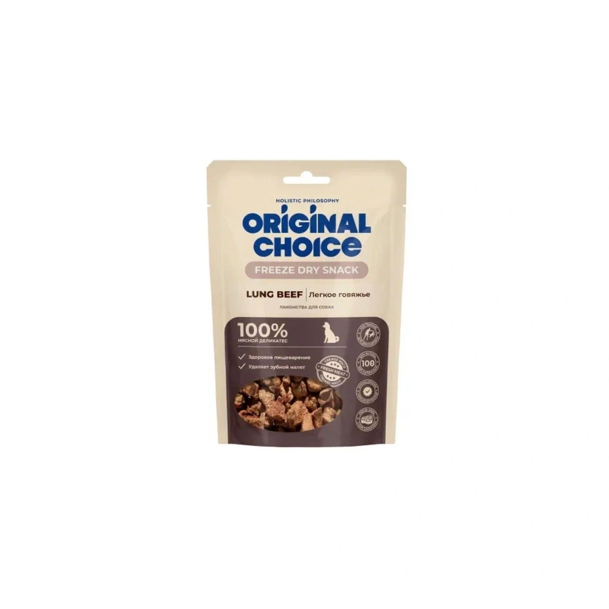 Лакомство ORIGINAL CHOICE для собак, легкое говяжье, 30 г фото 1