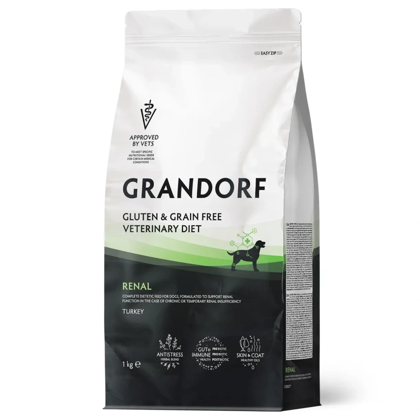 Сухой корм Grandorf Veterinary Renal для собак при поддержании функции почек, 1 кг фото 1