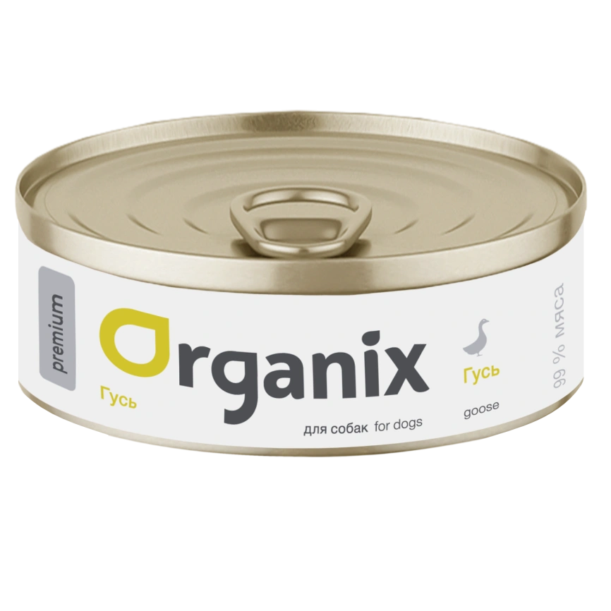 Влажный корм Organix Preventive Line для собак с гусем 99%, 100 г фото 1