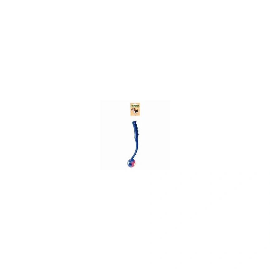 Игрушка Homepet для собак, мяч-катапульта, диаметр 6 см, 34 см фото 1