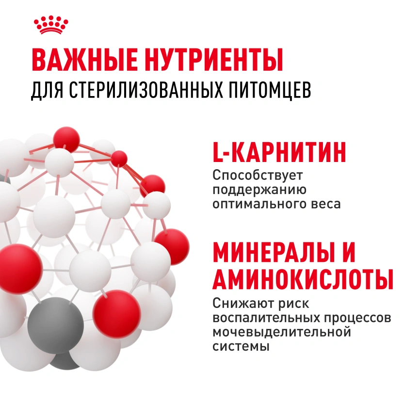 Сухой корм Royal Canin Sterilised для кастрированных котов и стерилизованных кошек, 400 г фото 12
