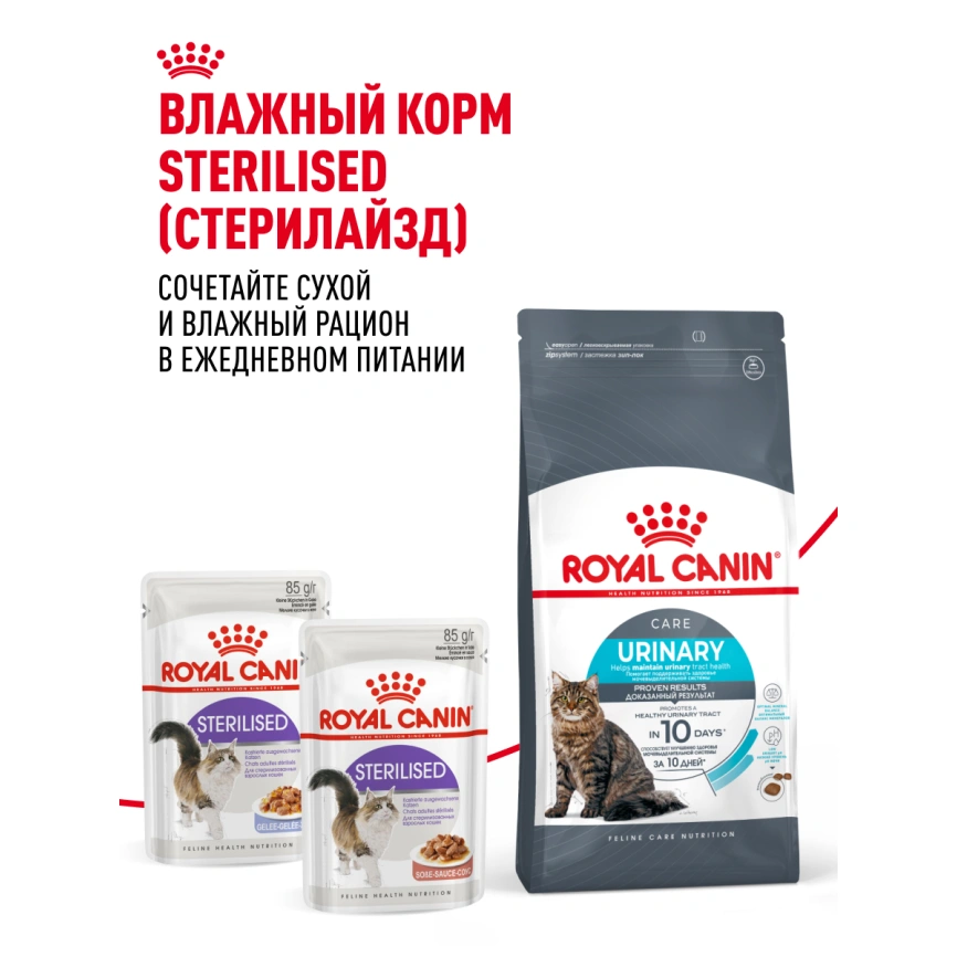 Сухой корм Royal Canin Urinary Care для кошек для профилактика мочекаменной болезни, 400 г фото 12