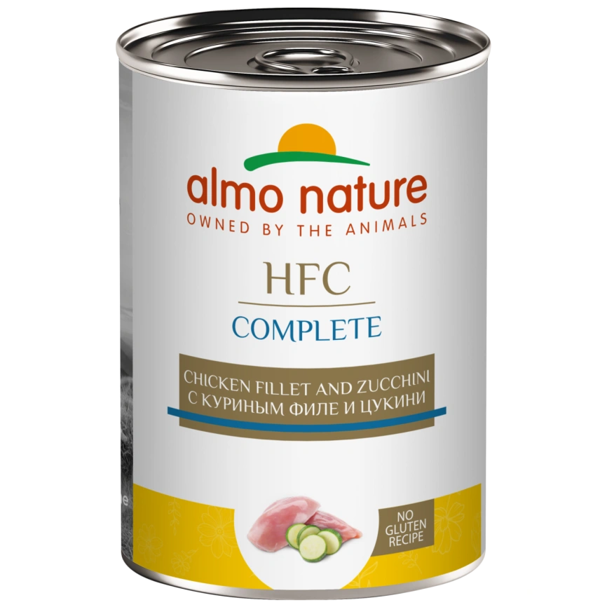 Влажный корм Almo Nature Chicken для собак с куриным филе и цукини, 340 г фото 1