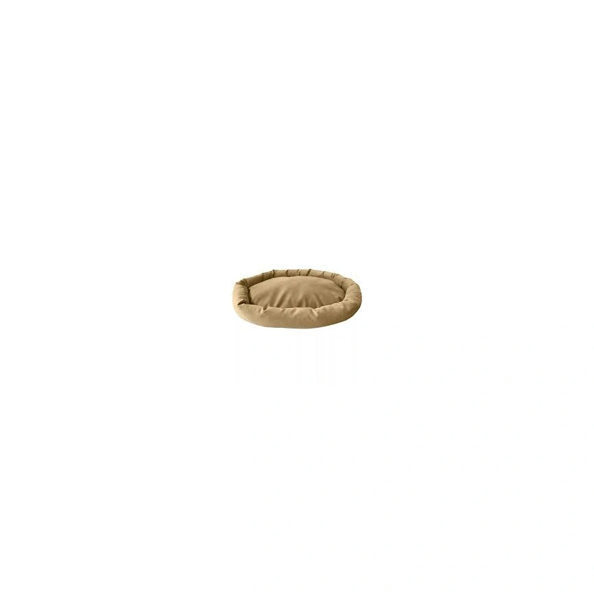 Лежак Homepet для домашних животных, Микровелюр Golden stone №2 горчичный, 70 см х 53 см х 10 см фото 1