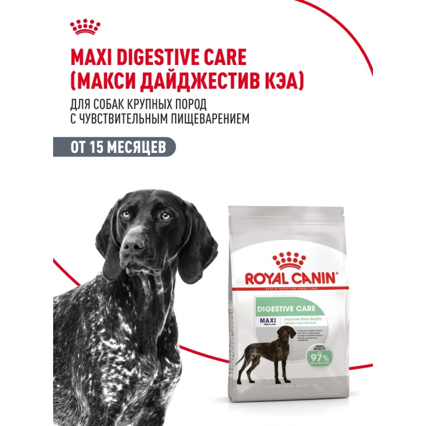 Сухой корм Royal Canin Maxi Digestive Care для собак, 3 кг фото 13