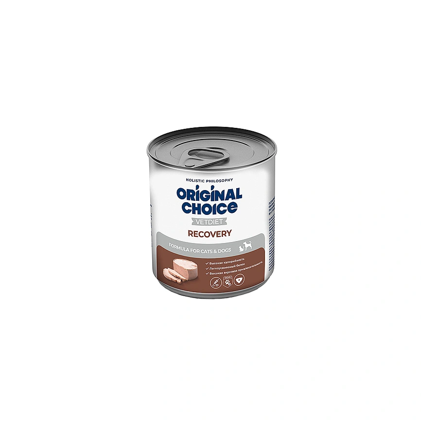 Влажный корм ORIGINAL CHOICE Veterinary Diet Recovery Dog & Cat, 525 г фото 1