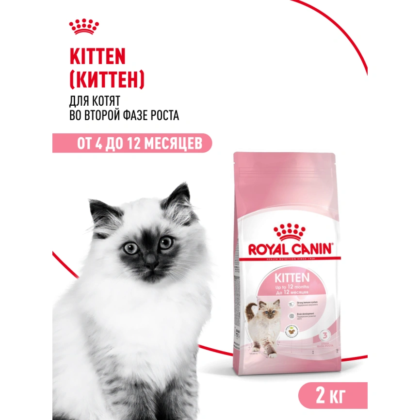 Сухой корм Royal Canin Kitten для котят, 2 кг фото 13