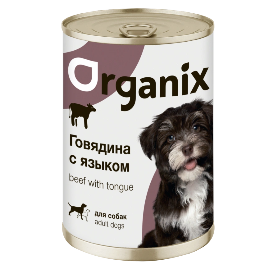 Влажный корм Organix Preventive Line Beef для собак говядина с языком, 410 г фото 1