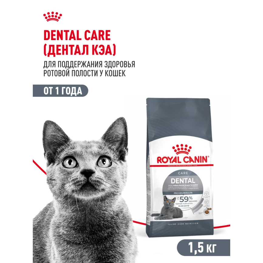 Сухой корм Royal Canin Dental Care для кошек, 1,5 кг фото 15
