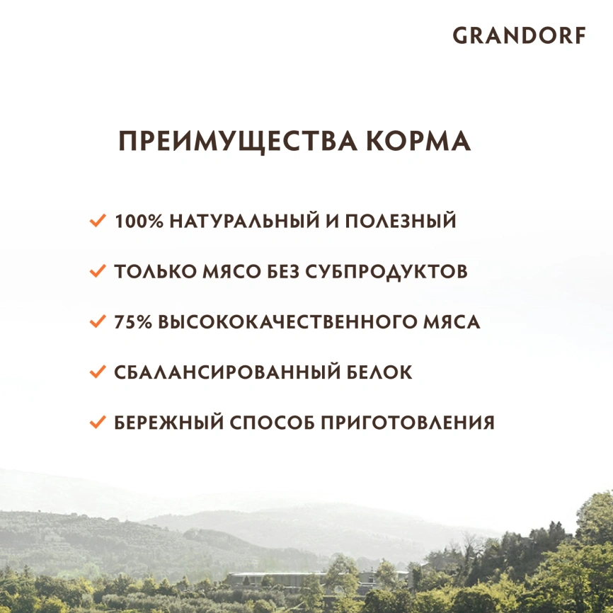 Влажный корм Grandorf Tuna для кошек, консервы, Филе тунца в бульоне, 70 г фото 2