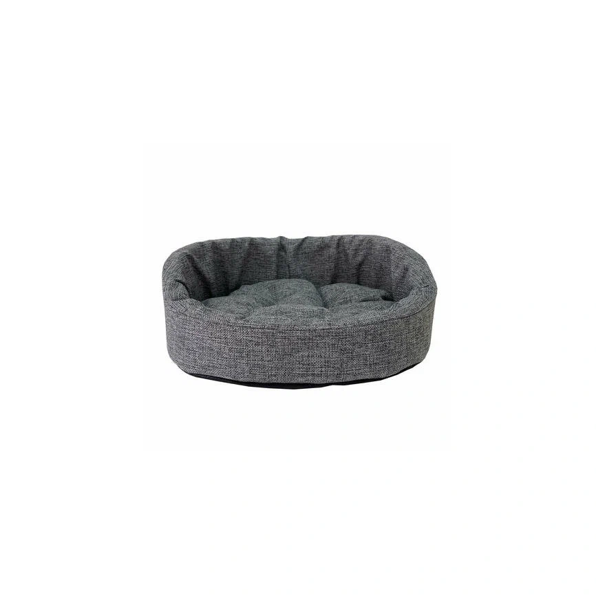 Лежак Homepet для домашних животных, Жаккард Wool №3 серый, 57 см х 45 см х 20 см фото 1