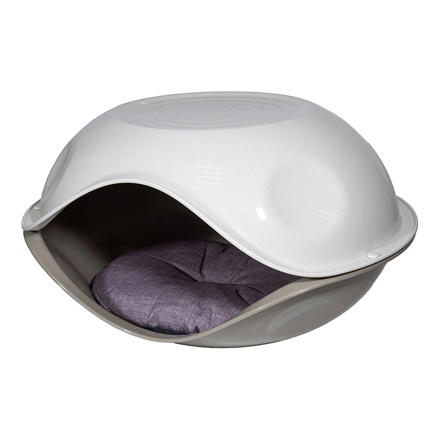 Домик Georplast Duck Pillow для кошки, пластик с подушкой в ассортименте, 26 см х 29 см фото 1