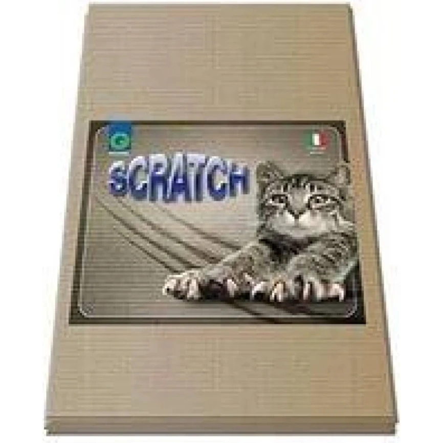Когтеточка Georplast Scratch для кошек, 37 см х 23 см х 3,5 см фото 1
