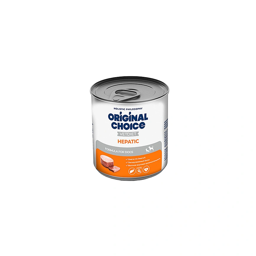 Влажный корм ORIGINAL CHOICE Veterinary Diet Hepatic Dog & Puppy, 525 г фото 1