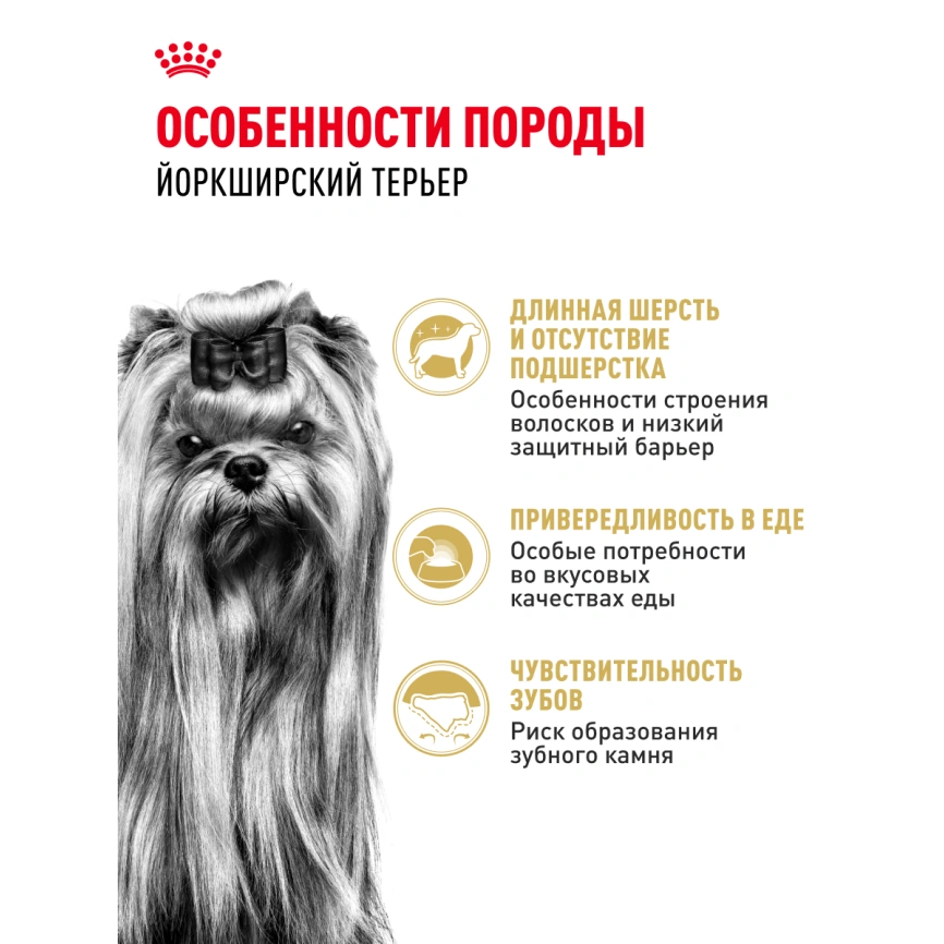 Сухой корм Royal Canin Yorkshire Terrier Adult для взрослых собак, 500 г фото 17