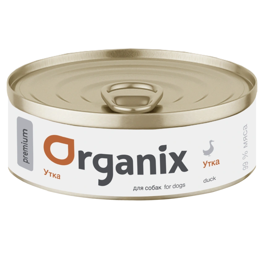 Влажный корм Organix Preventive Line Duck для собак, с уткой 99%, 100 г фото 1
