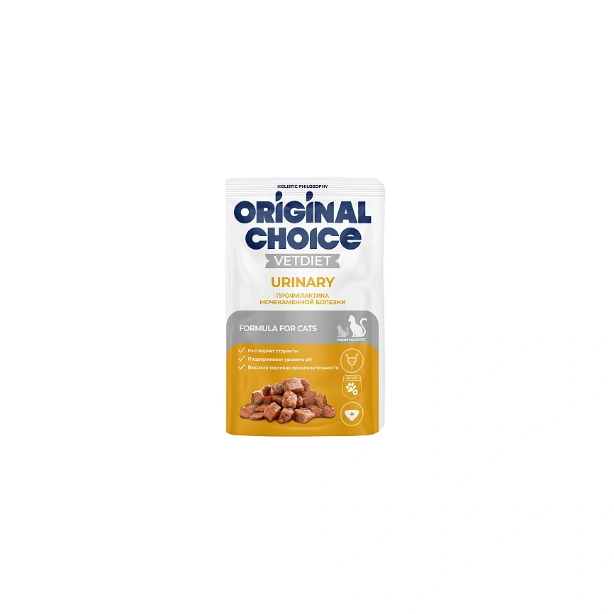 Влажный корм ORIGINAL CHOICE Veterinary Diet Urinary Cat, 85 г фото 1