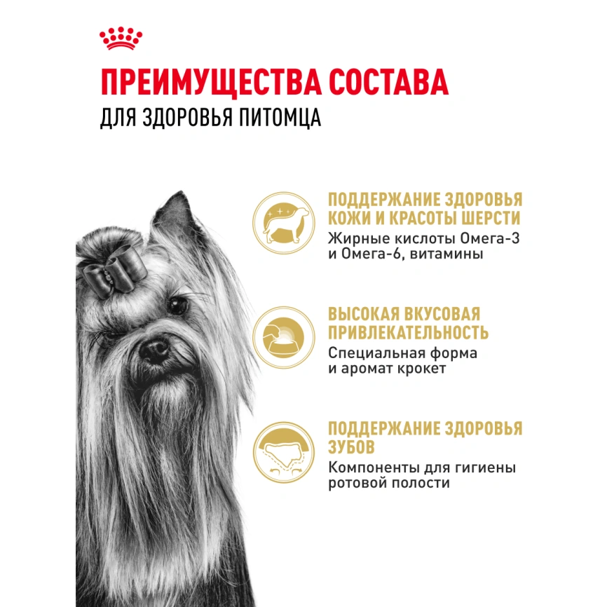 Сухой корм Royal Canin Yorkshire Terrier Adult для взрослых собак, 500 г фото 18