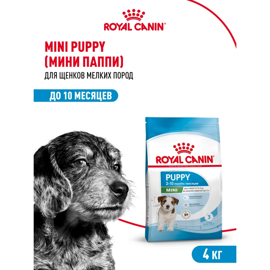 Сухой корм Royal Canin Mini Puppy для щенков, 4 кг фото 12