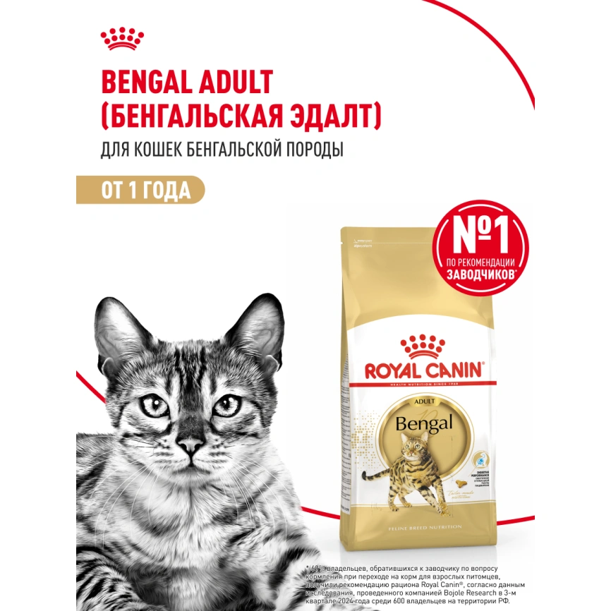 Сухой корм Royal Canin Bengal для кошек бенгальской породы, 400 г фото 13