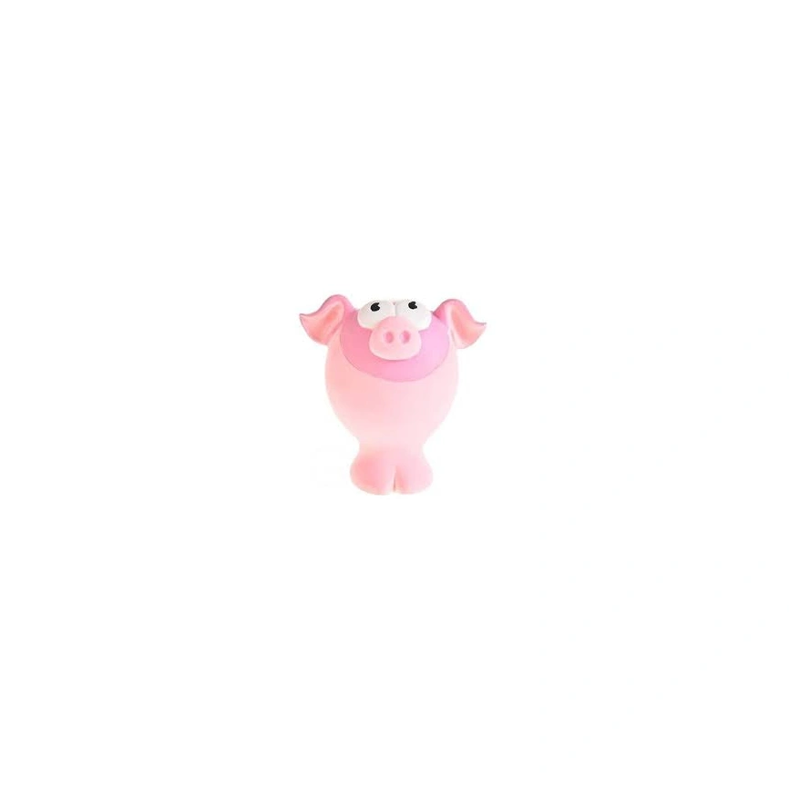 Игрушка Homepet Bubble для собак, свинка с пищалкой латекс, 10 см х 5 см х 9,5 см фото 1