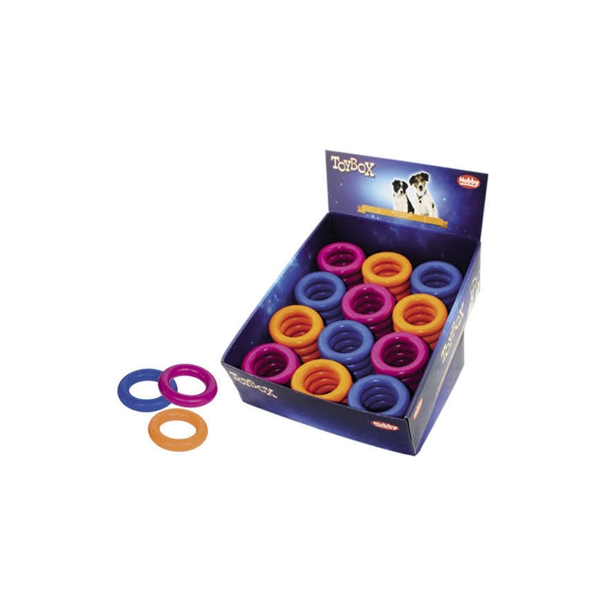 Игрушка NOBBY для собак, Кольцо дисплей, 50 шт, 9 см фото 1