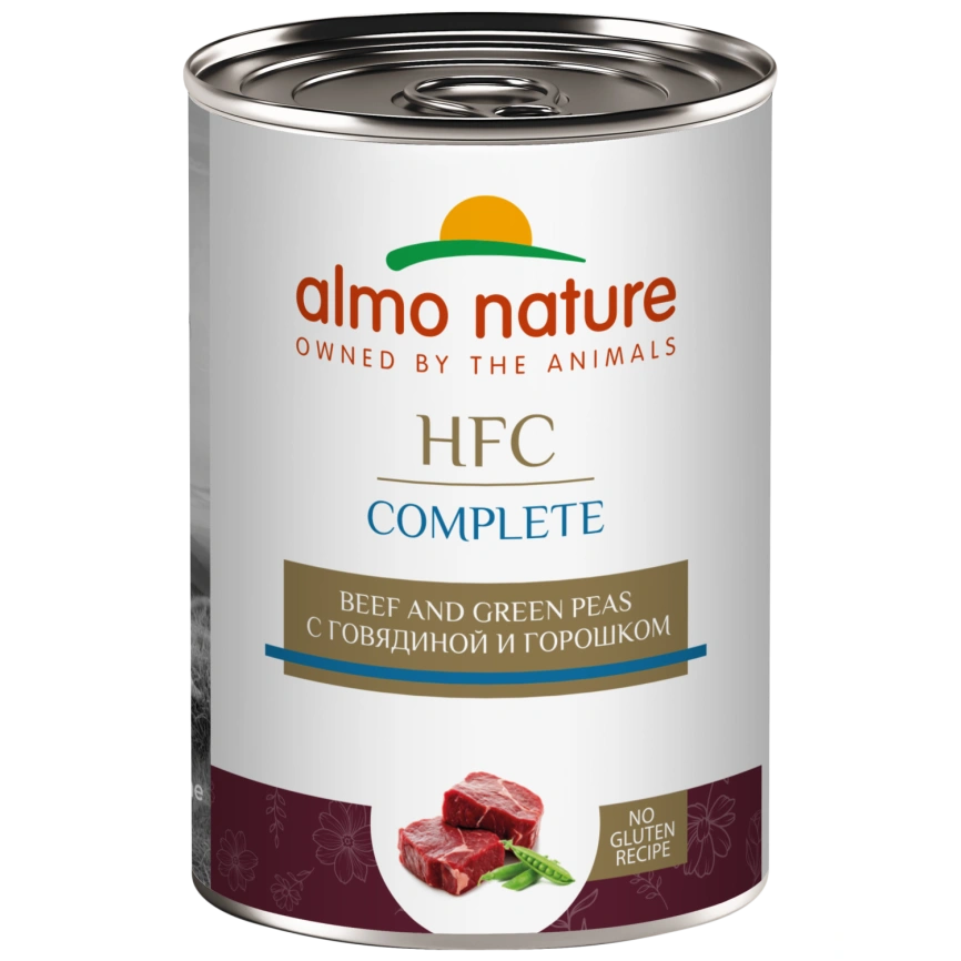 Влажный корм Almo Nature Beef для собак, с говядиной и зеленым горошком, 100 г фото 1