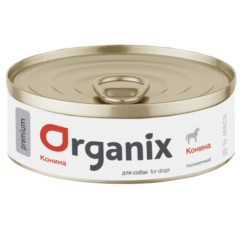 Влажный корм Organix Preventive Line Horse Meat для собак, с кониной 99%, 100 г фото 1