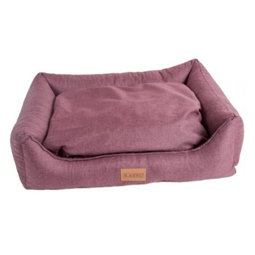 Лежак Katsu Sofa Opi Big Size для животных, бордовый, 130 см х 115 см х 14 см фото 1