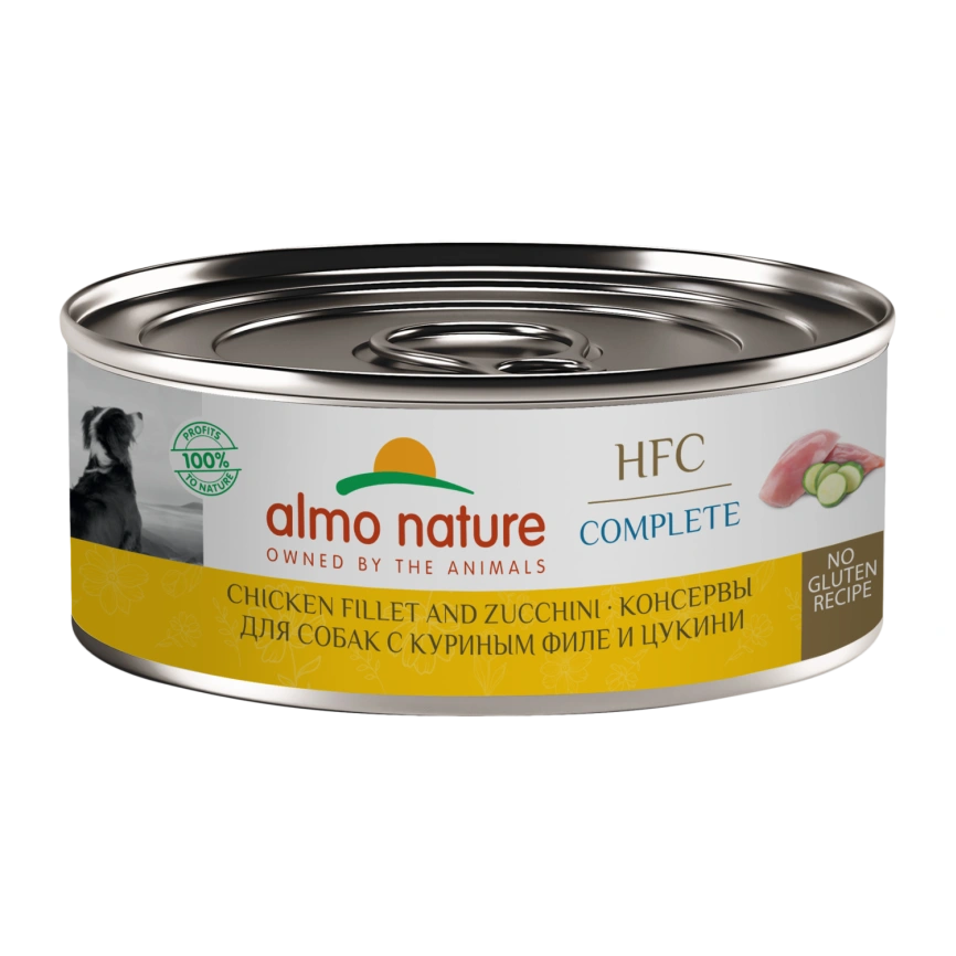 Влажный корм Almo Nature Chicken для собак с куриным филе и цукини, 100 г фото 1