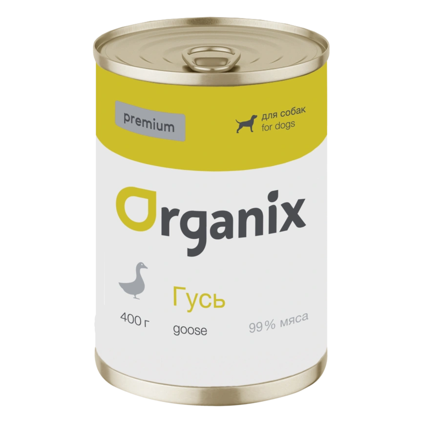 Влажный корм Organix Preventive Line для собак с гусем 99%, 400 г фото 1