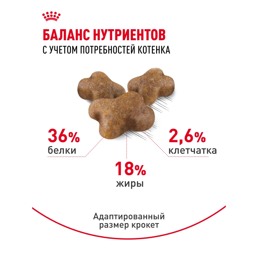 Сухой корм Royal Canin Kitten для котят, 1,2 кг фото 18