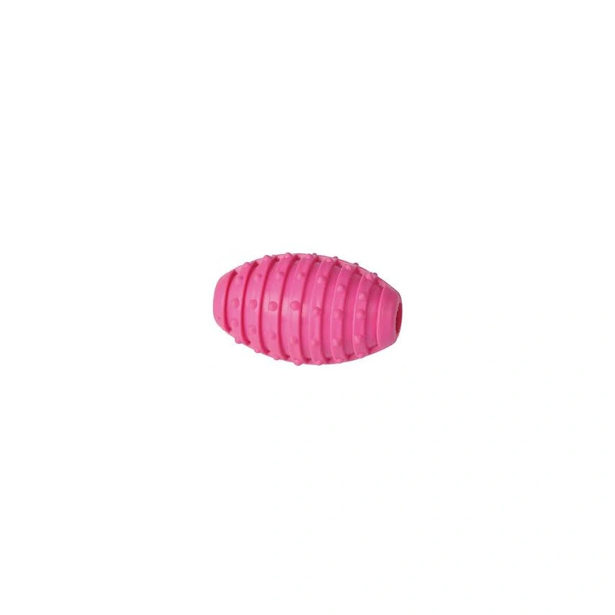 Игрушка Homepet TPR для собак, мяч регби с колокольчиком, 9,7 см фото 1