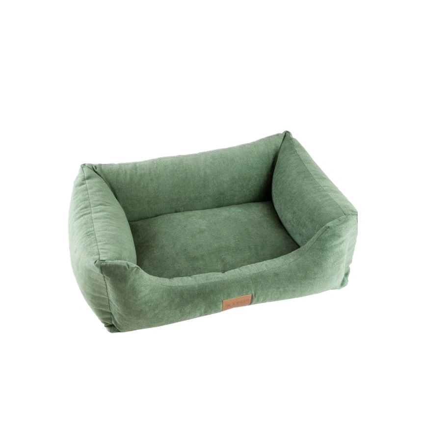 Лежак Katsu Sofa Orinoko для животных, зеленый, размер S, 60 см х 44 см х 21 см фото 1