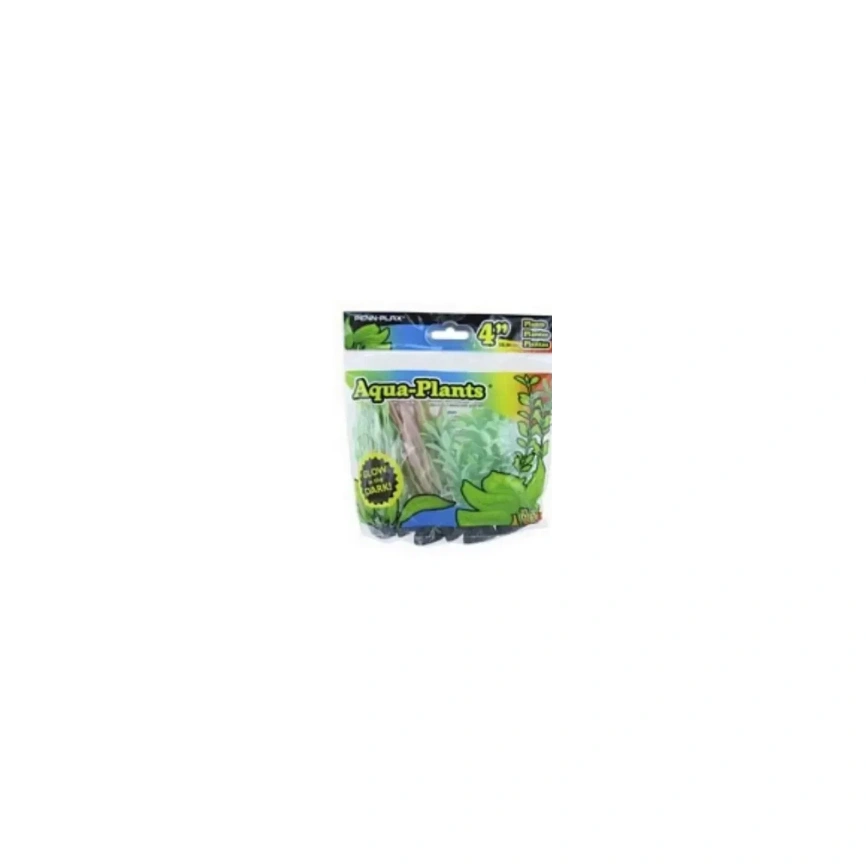 Растение Penn-Plax Aqua-Plants с грузом зел/светящееся, 6 шт, 30 см фото 1