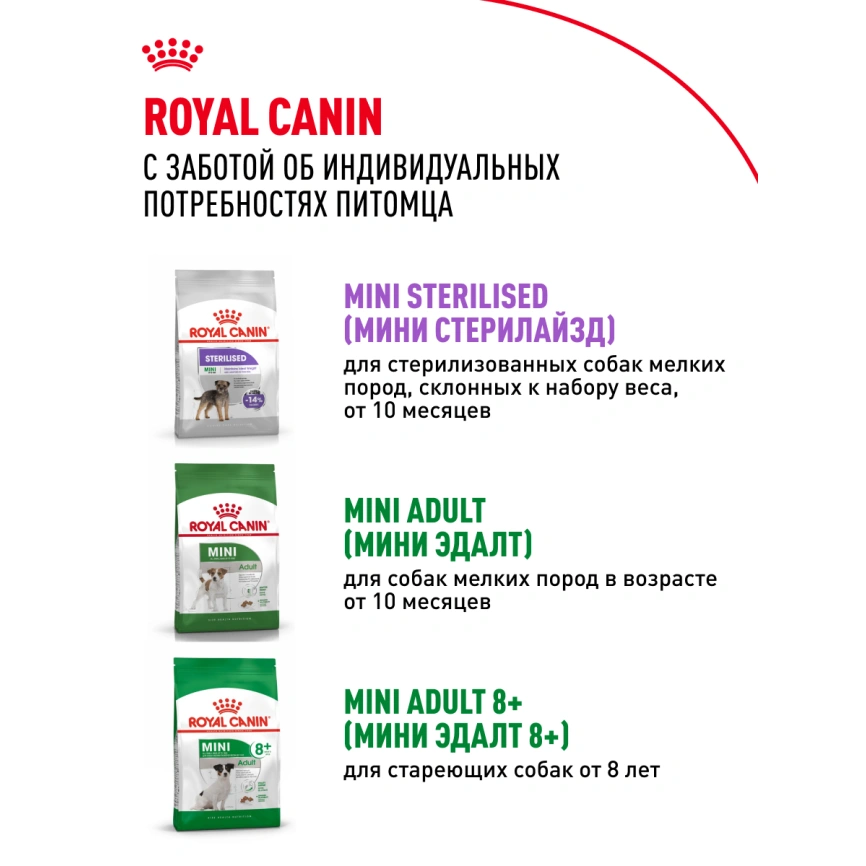 Сухой корм Royal Canin Mini Puppy для щенков, 800 г фото 19