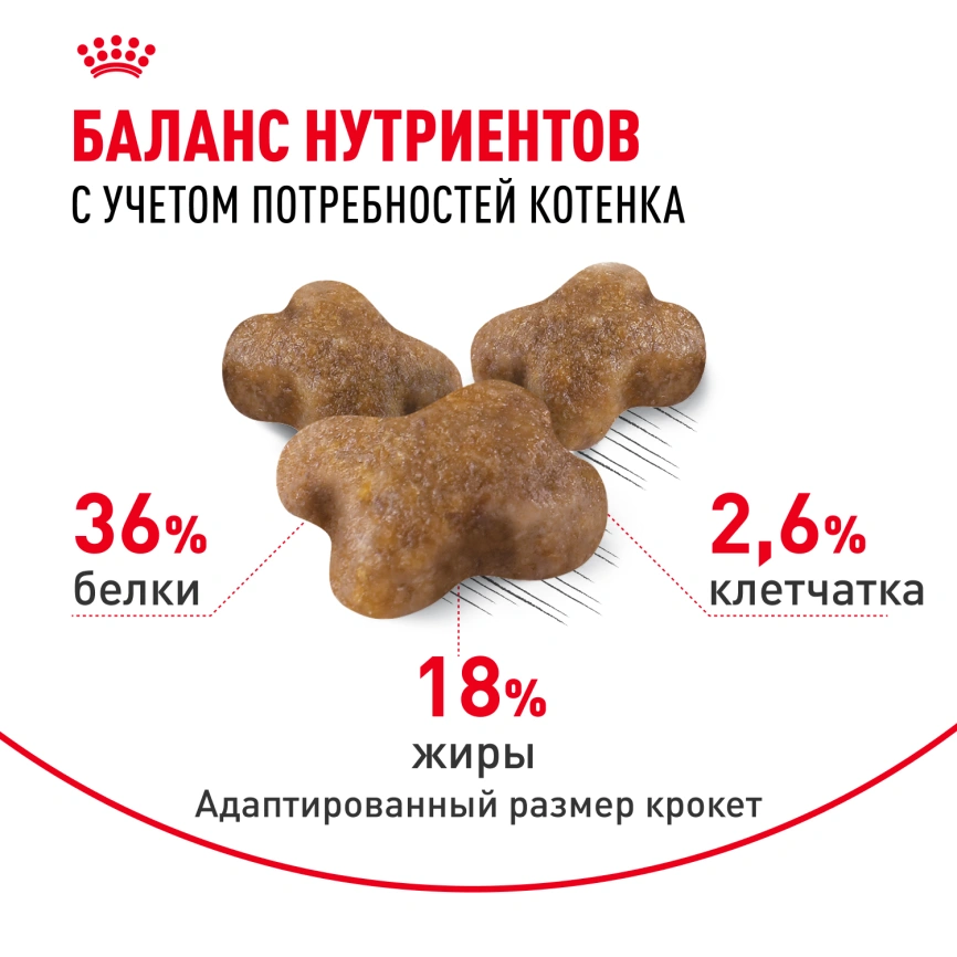 Сухой корм Royal Canin Kitten для котят, 10 кг фото 6